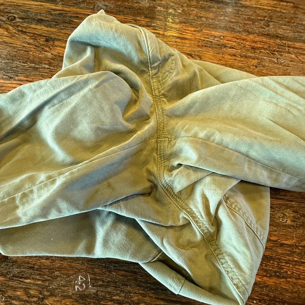 American Eagle AE Green Cargo Wide Leg Pants Stretch 6 - Picture 11 of 16